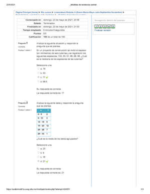 tabla de Distribución de frecuencias UVEG Probabilidad y estadistica UVEG Nombre del módulo