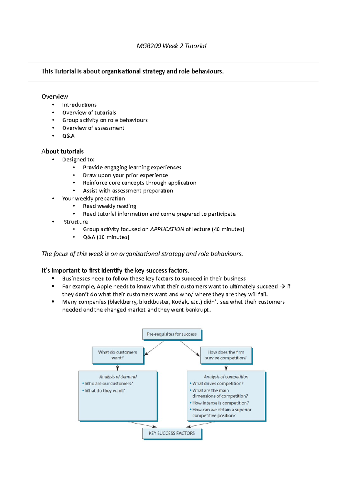 MGB200 Week 2 T - Tutorial Slides With All The Work - MGB200 Week 2 ...