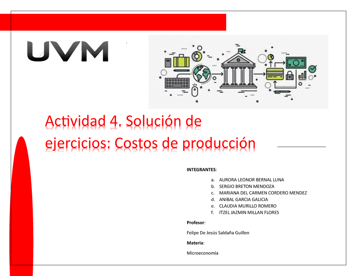 A4 EQP11 Costos - Eahzadrhn - . Actividad 4. Solución De Ejercicios ...