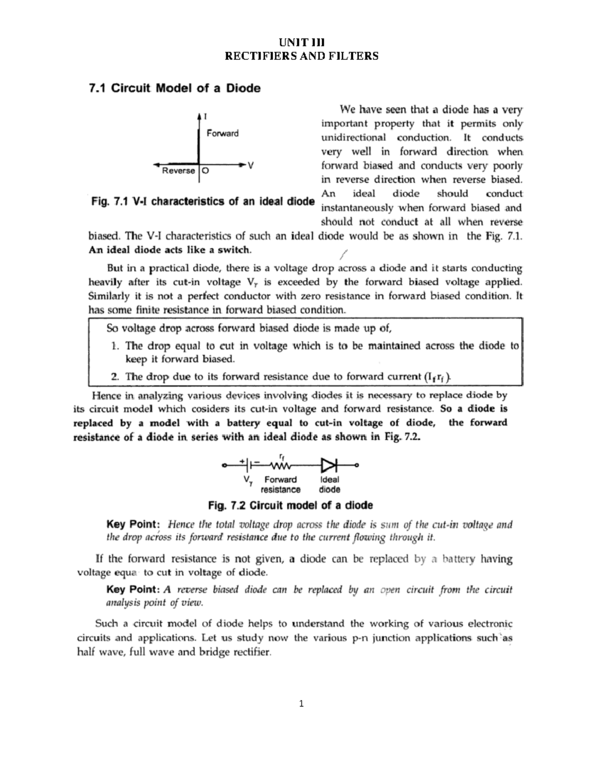 Rectifiers and filters Electronics & Communication Engineering UNIT