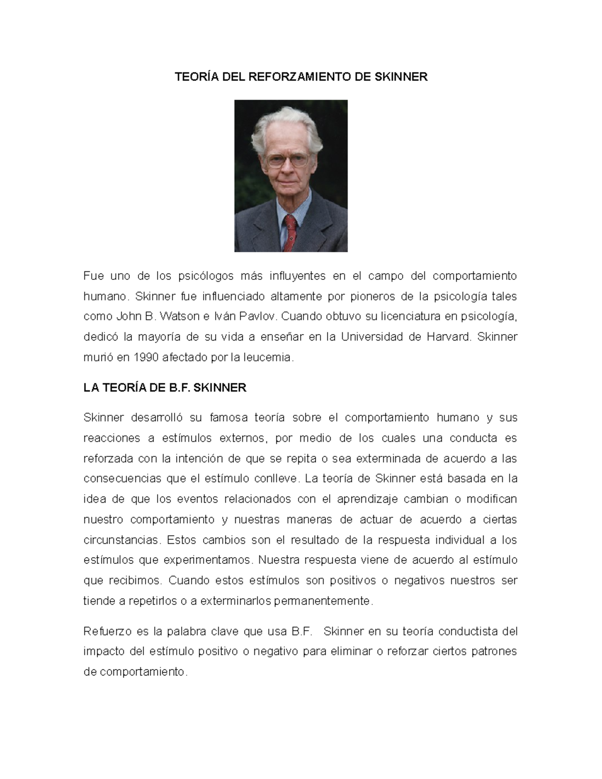 Teoria-del-reforzamiento-de-skinner Compress - TEORÍA DEL REFORZAMIENTO ...