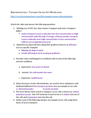 Bio 210 Test 1 Layout - BIO 210 SAMPLE EXAM 1 (CHAPTERS 1-3) (answer ...