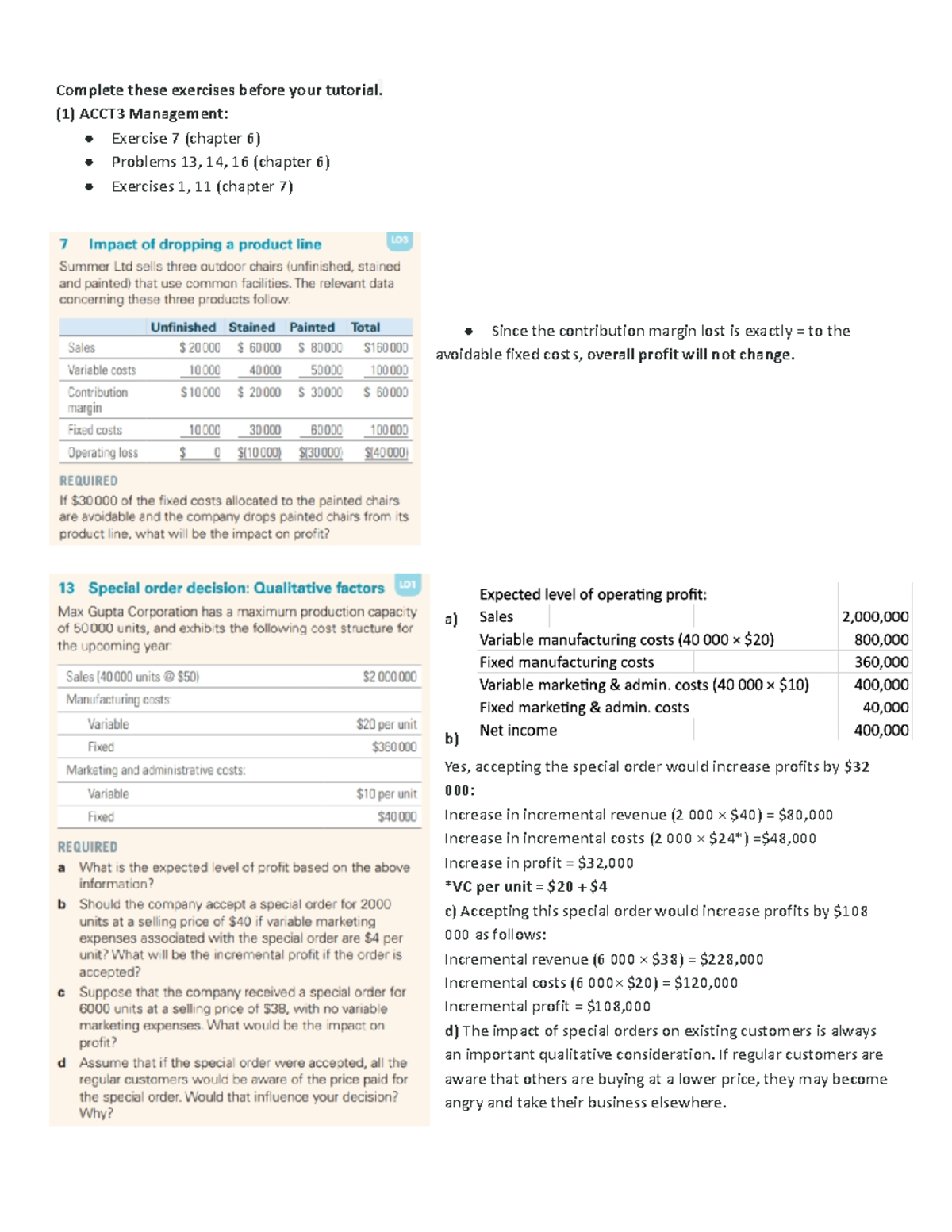 Relevant Costing And Long Term Decision Making - 022107 - Studocu