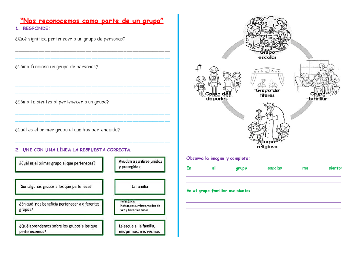 Ficha PS 010424 - SESION DE APRENDIZAJE DE PERSONAL SOCIAL - SEXTO ...