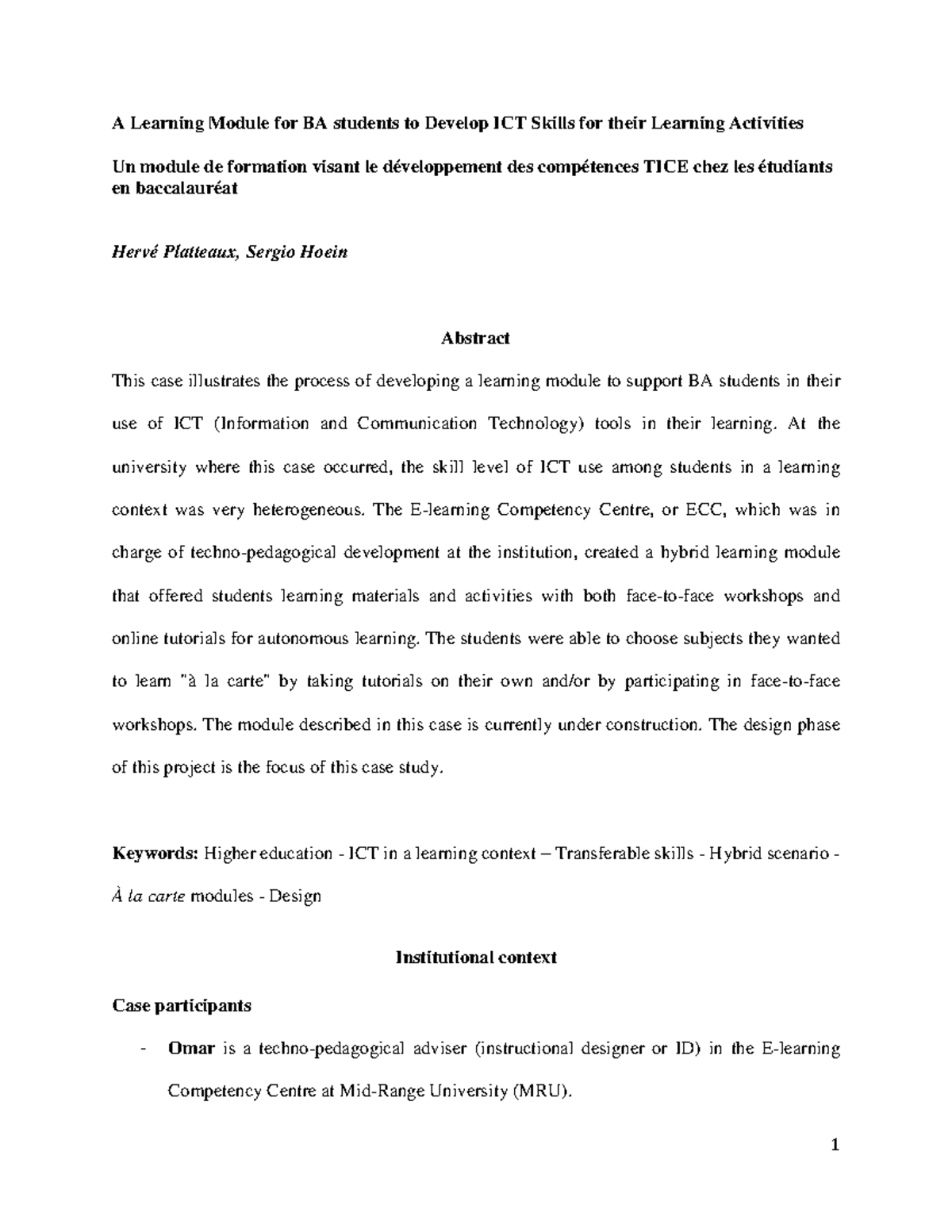 EJ1083536 - Docu - A Learning Module for BA students to Develop ICT ...