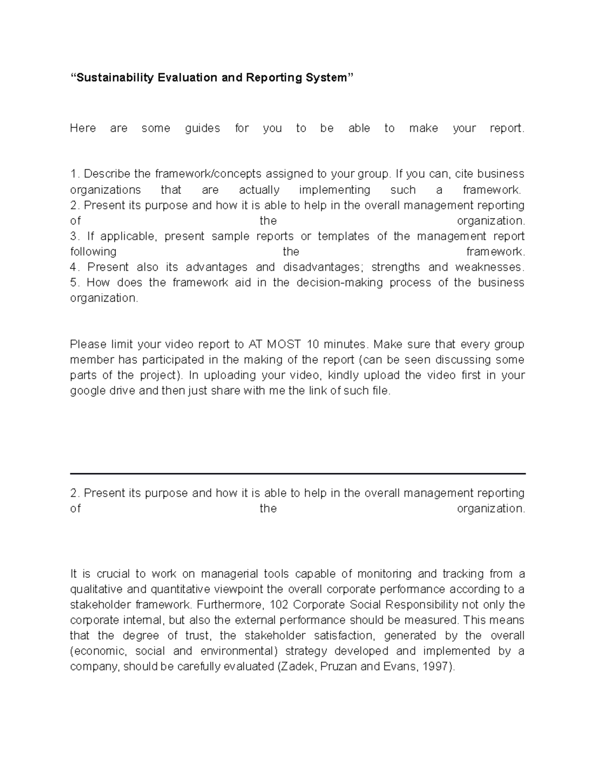 New microsoft excel worksheet sustainability evaluation and