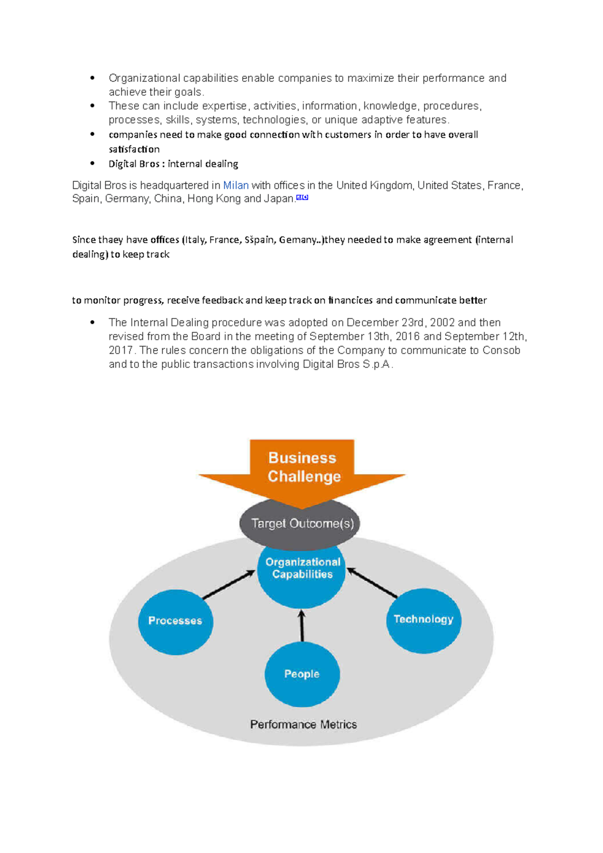 Organizational capabilities enable companies to maximize their ...