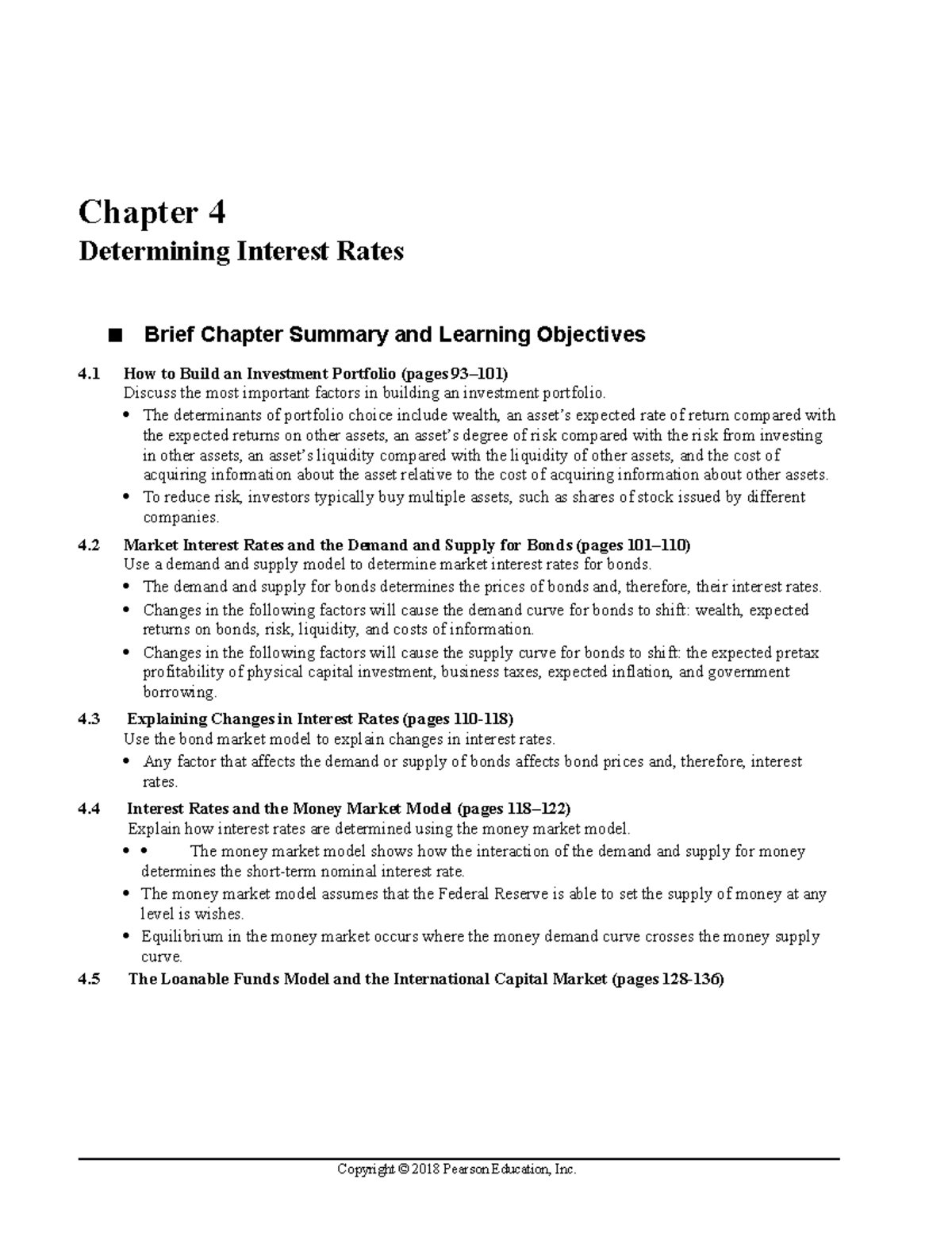 HO MB3e IM Ch4 - Monetary Economics Chap 4 Note - Chapter 4 Determining ...