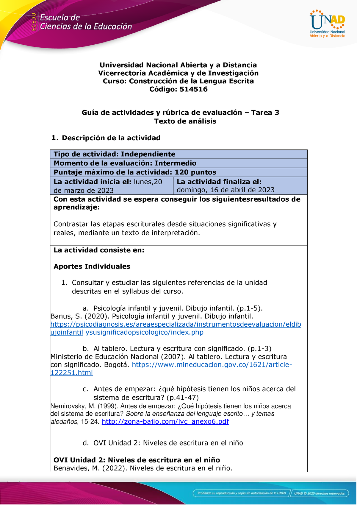 guía de actividades y rúbrica de evaluación unidad 2 tarea 3 texto