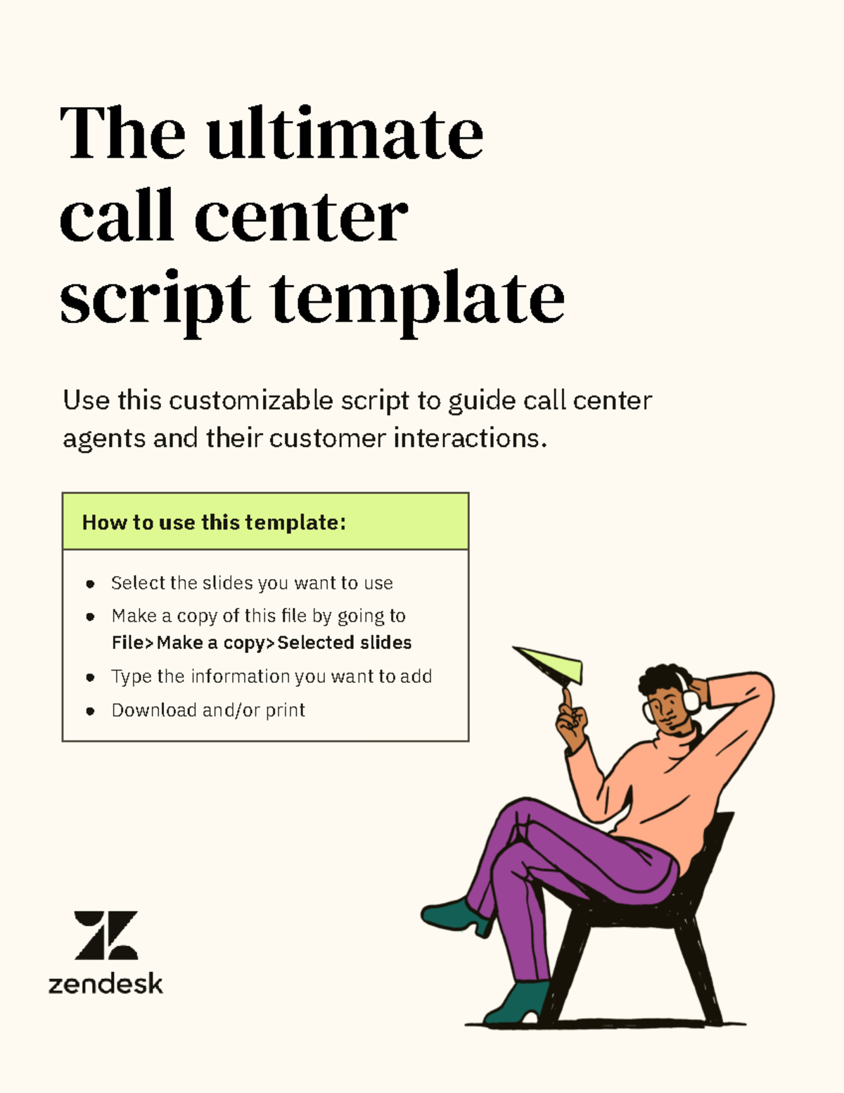 Zendesk - Call center script template - The ultimate call center script ...