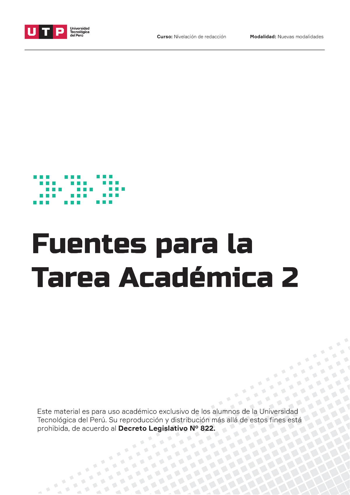 Separata Fuentes Para La Tarea Académica 2 Fuentes Para La Tarea Académica 2 Este Material Es 4417