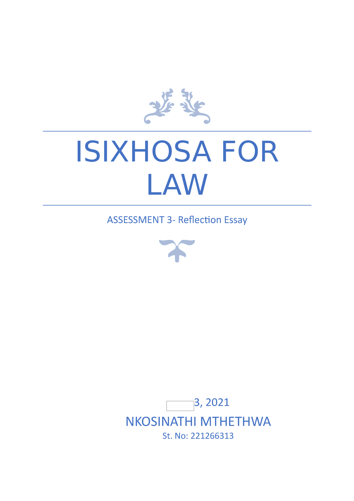 how to write an essay in isixhosa