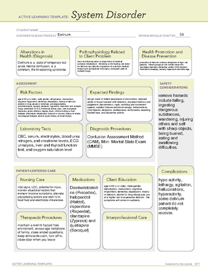 Cardiac Cath procedure ATI FORM - ACTIVE LEARNING TEMPLATES THERAPEUTIC ...