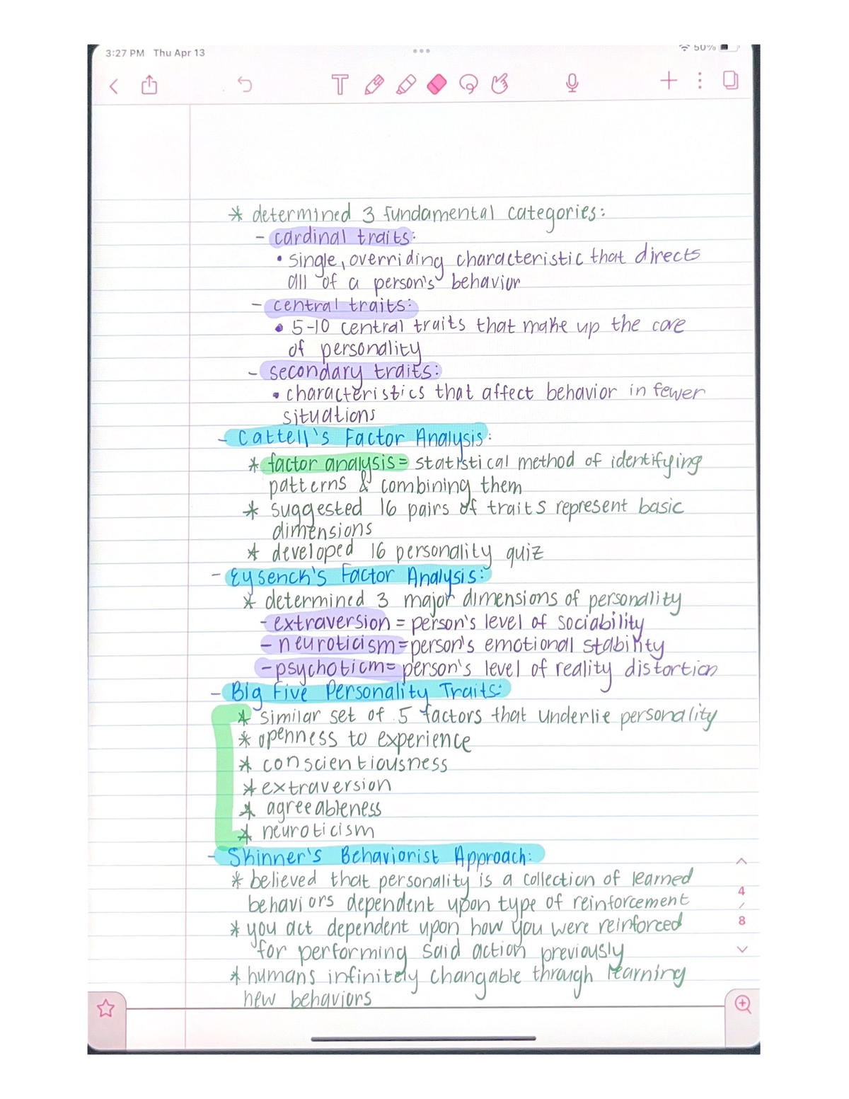 Psychology major concepts - PSY 0010 - Studocu