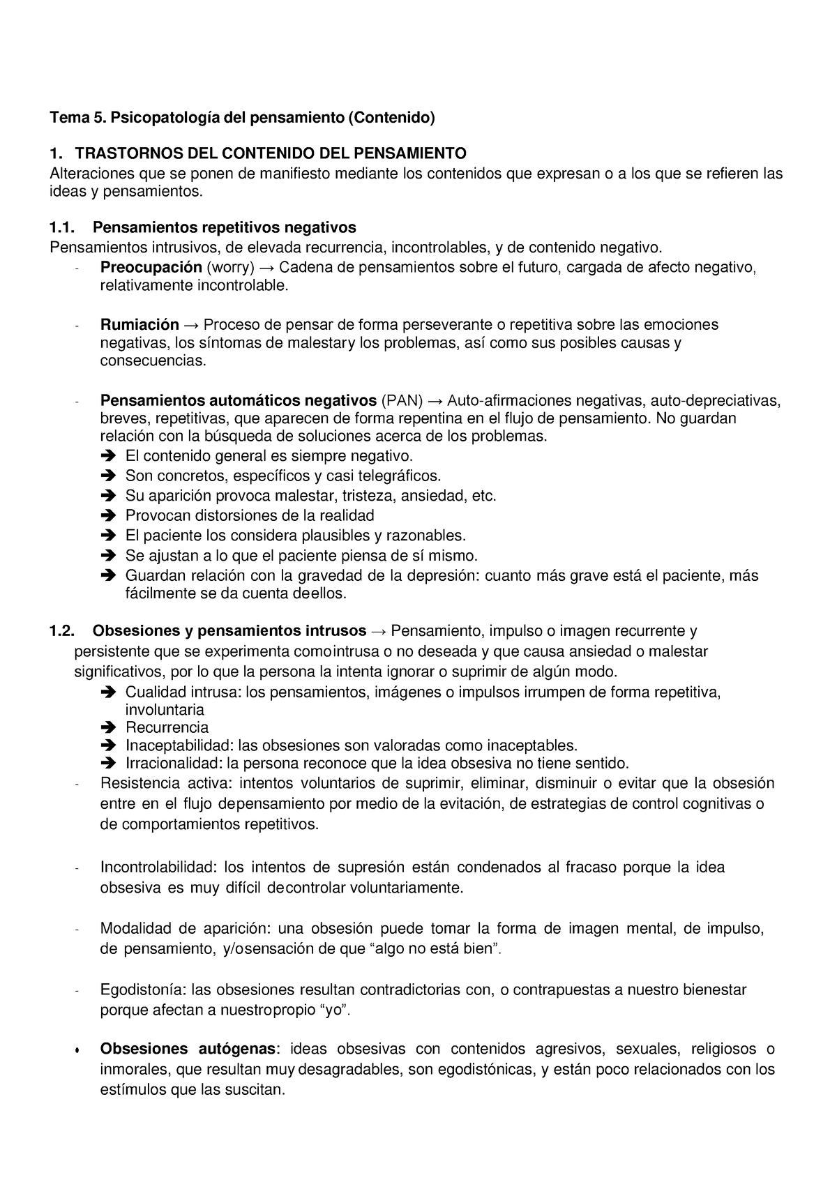 Tema 6 Psicopato New - Apuntes Tema 6 Psicpatologia - Tema 5 ...