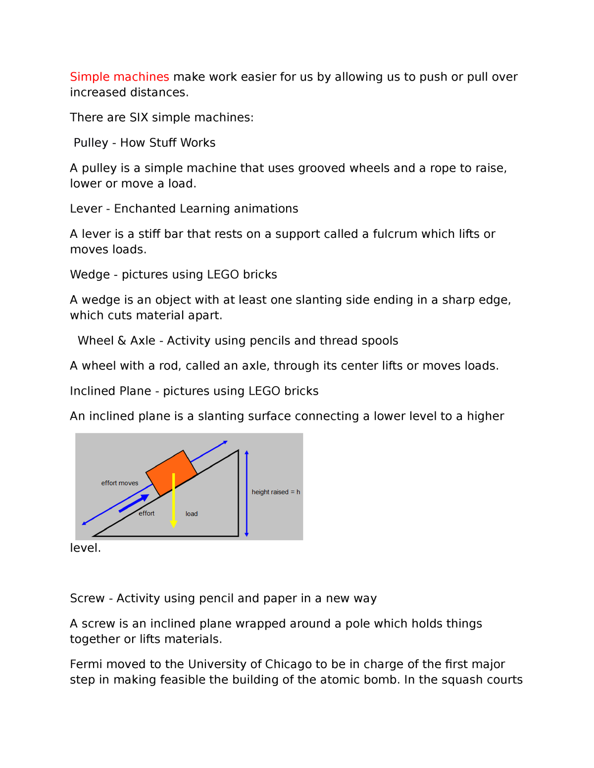 simple-machines-lecture-notes-1-simple-machines-make-work-easier-for