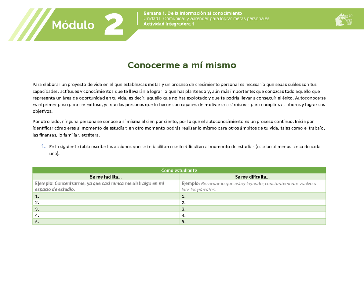 M02 S1 AI1 Word - Actividad Integradora 3: Selección de Textos e ideas