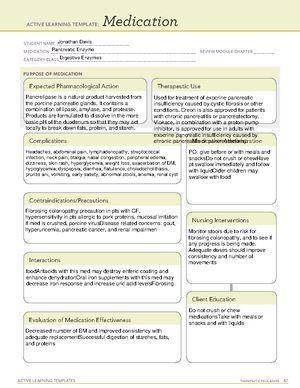 Cystic Fibrosis - ATI Template - ####### ACTIVE LEARNING TEMPLATES ...