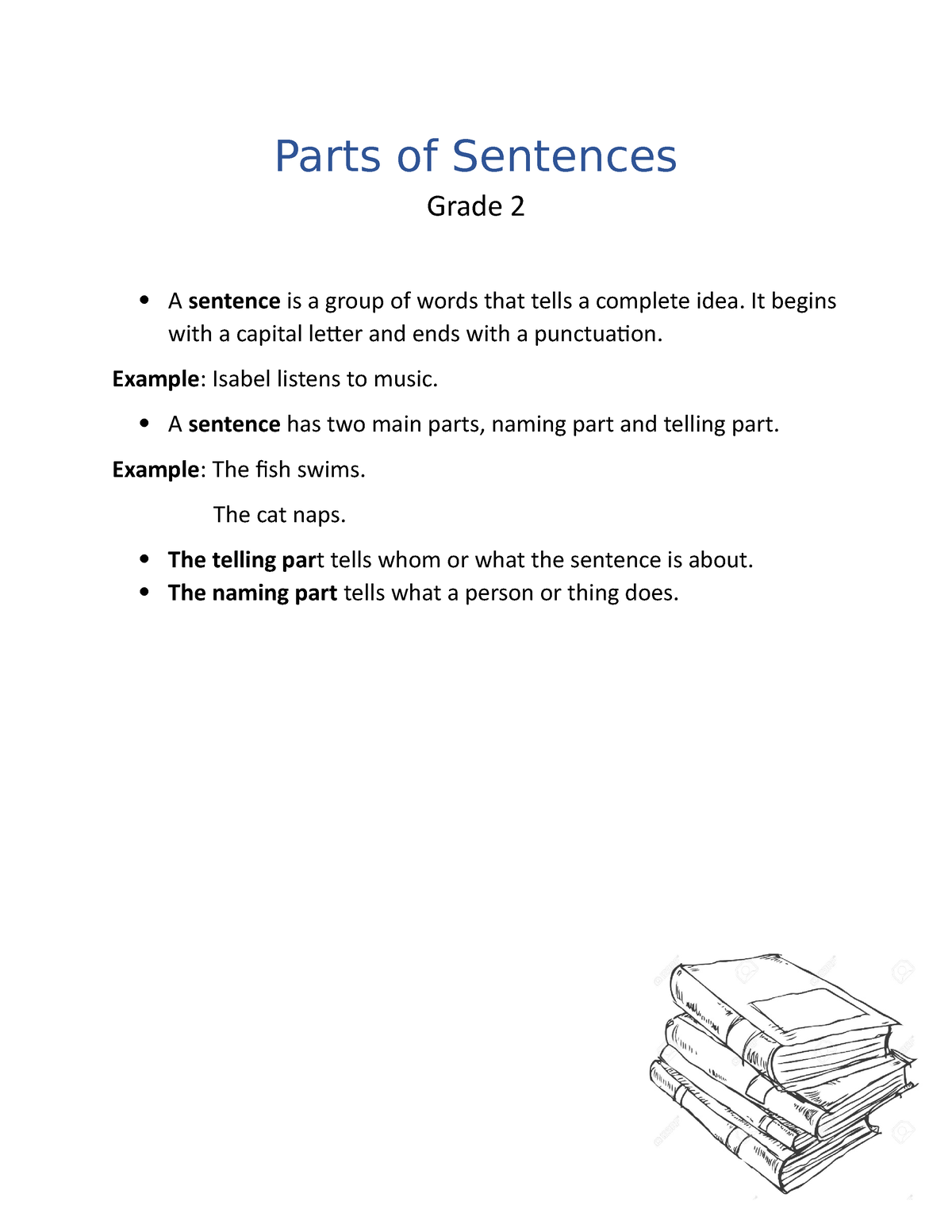 parts-of-sentences-grade-2-parts-of-sentences-grade-2-awith-a