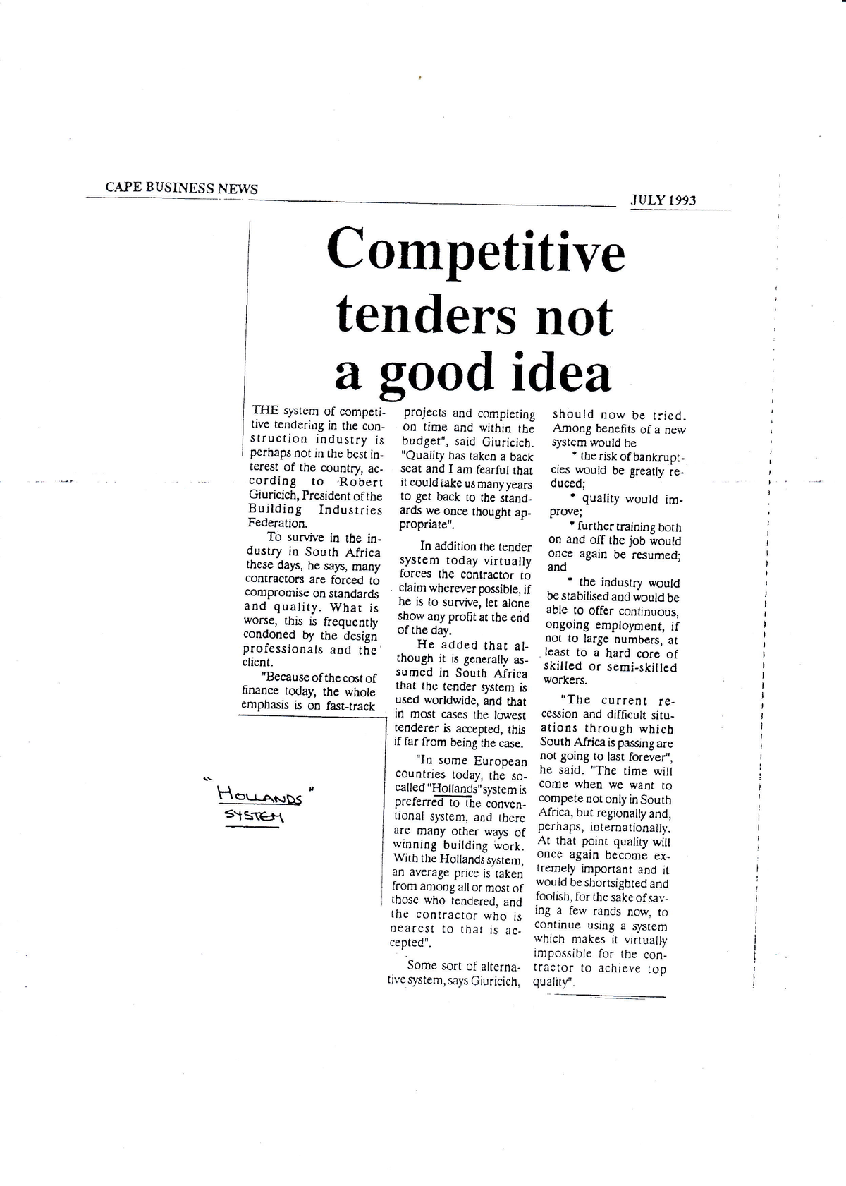 2-competative-tenders-not-a-good-idea-cape-business-nelws