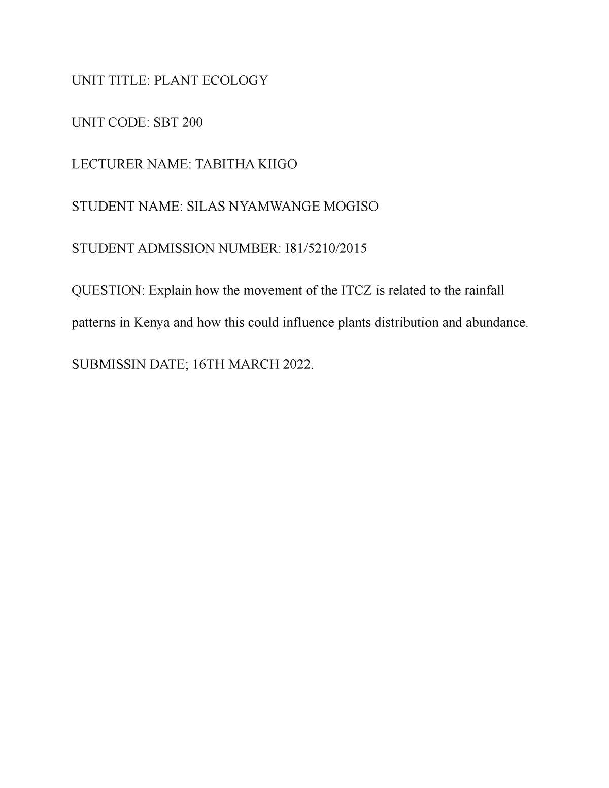 silas-mogiso-sbt200-assignment-unit-title-plant-ecology-unit-code