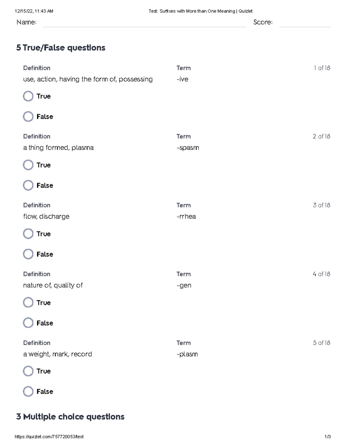 Test Suffixes With More Than One Meaning Quizlet - B. C. Serum, Clear ...