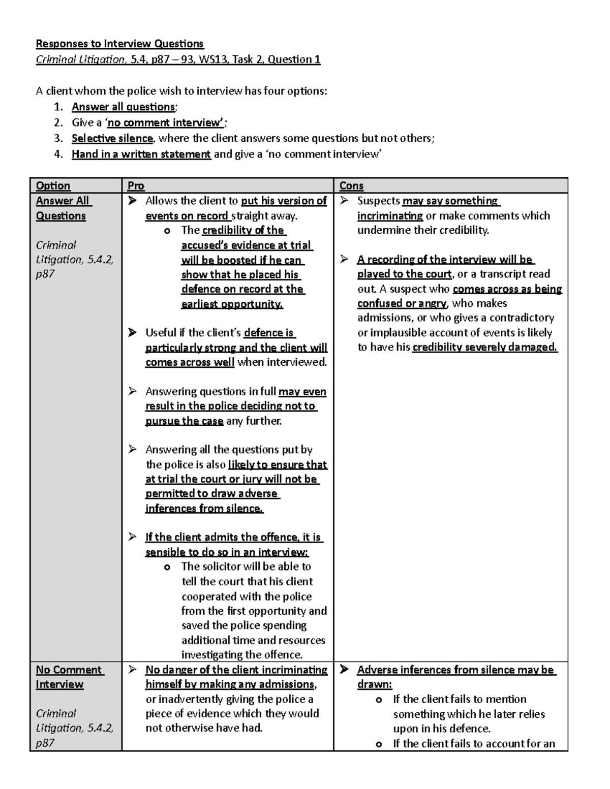 2. Responses to Interview Questions - Responses to Interview Quesions ...