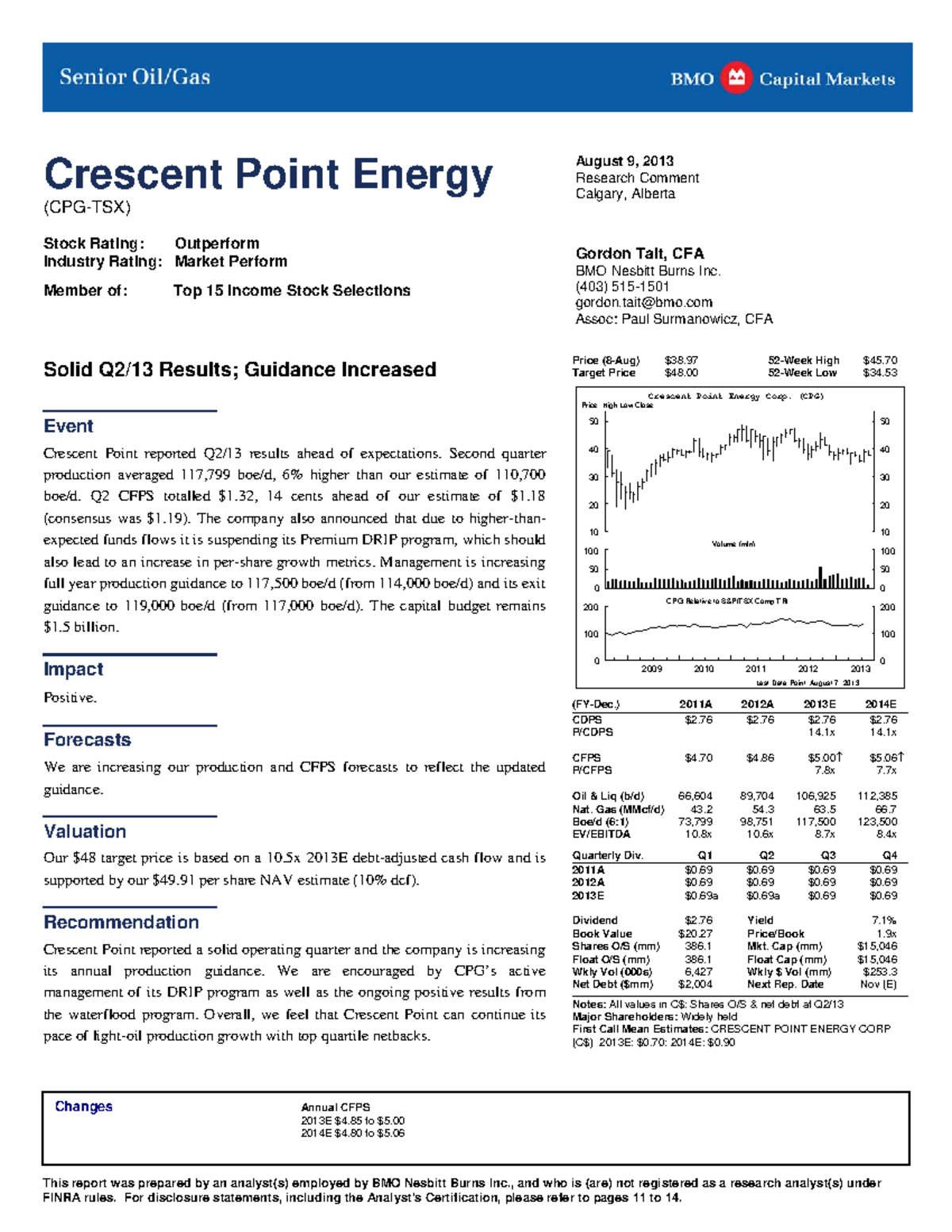 bmo analyst reports