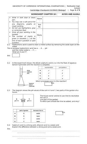 Chemical Equilibrium Lesson 3 Notes - Equilibirum Calculations - Some ...