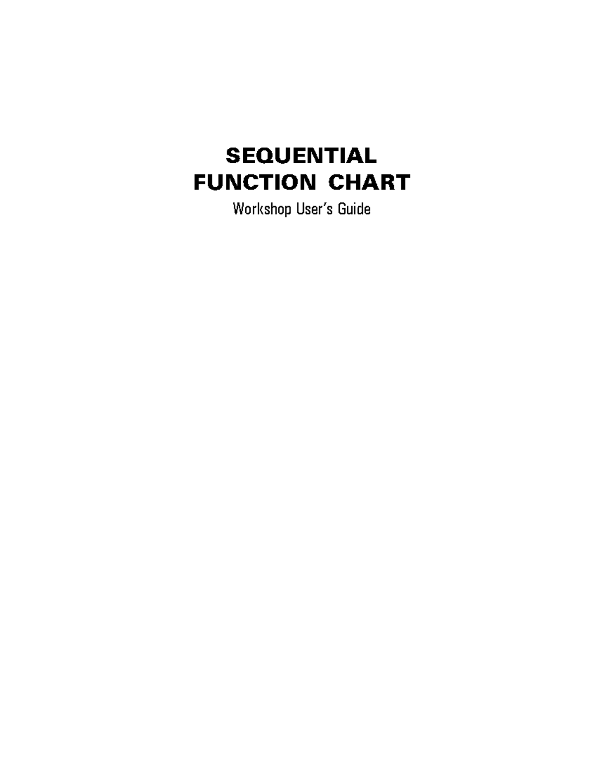 AS5 GUI EF02 001 - Apuntes - SEQUENTIAL FUNCTION CHART Workshop User’s ...