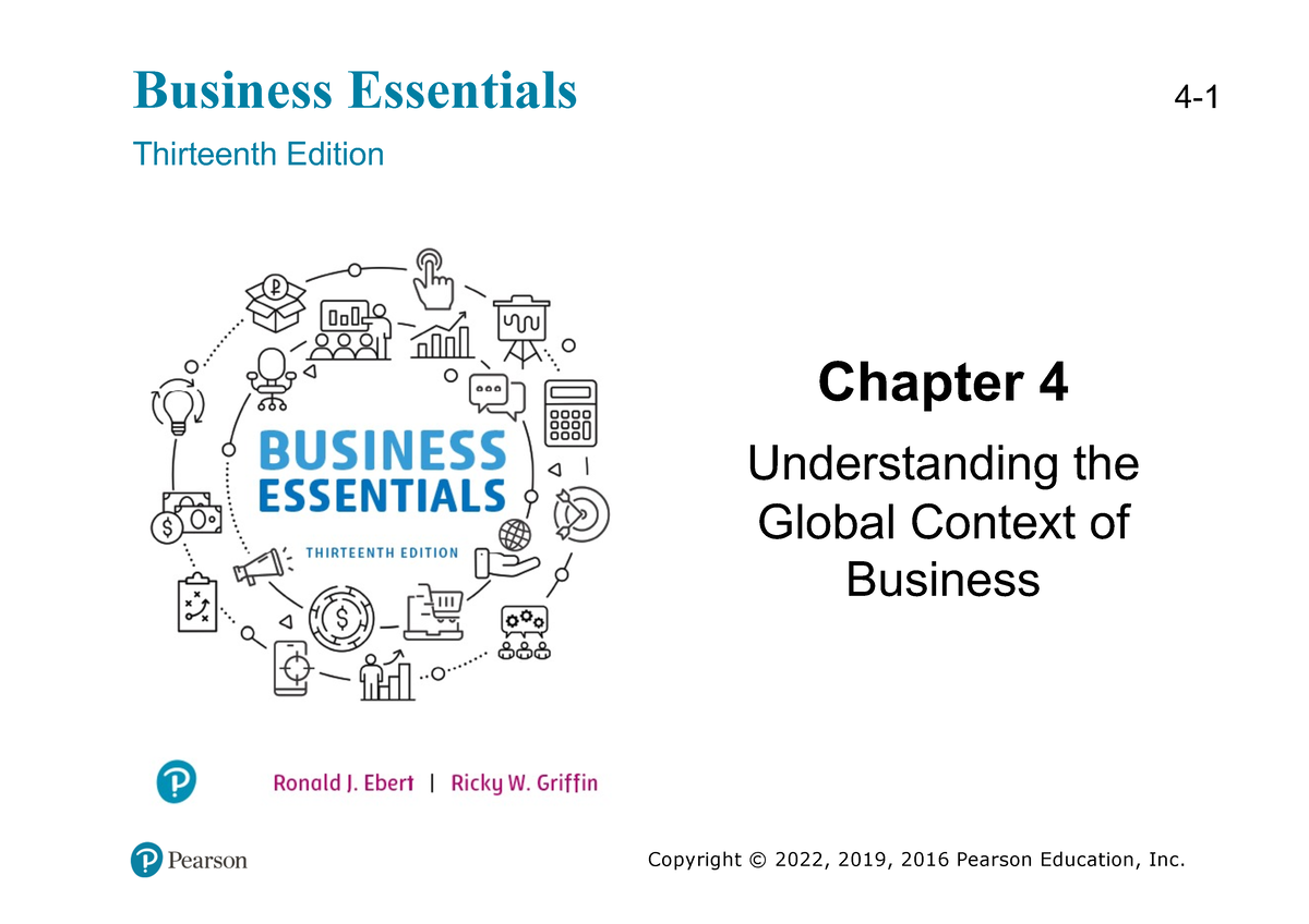 Chapter 4. Global Context Of Business - Business Essentials Thirteenth ...