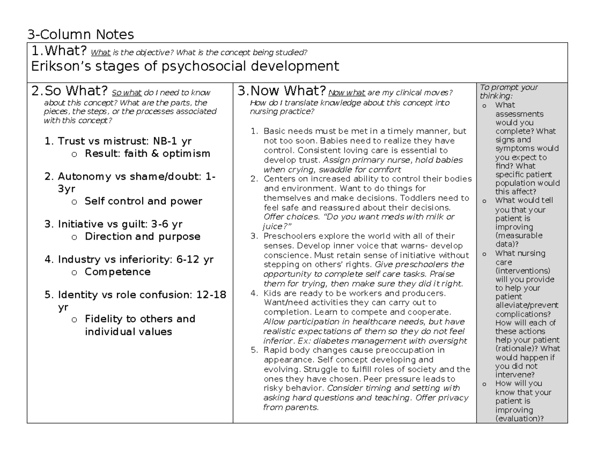 Galen College of Nursing Maternal Health NSG 3500 Lecture Notes - 3 ...