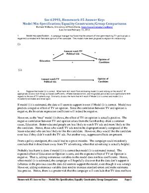 Hw 7 - questions and answers - Soc 63993, Homework #7 Answer Key ...