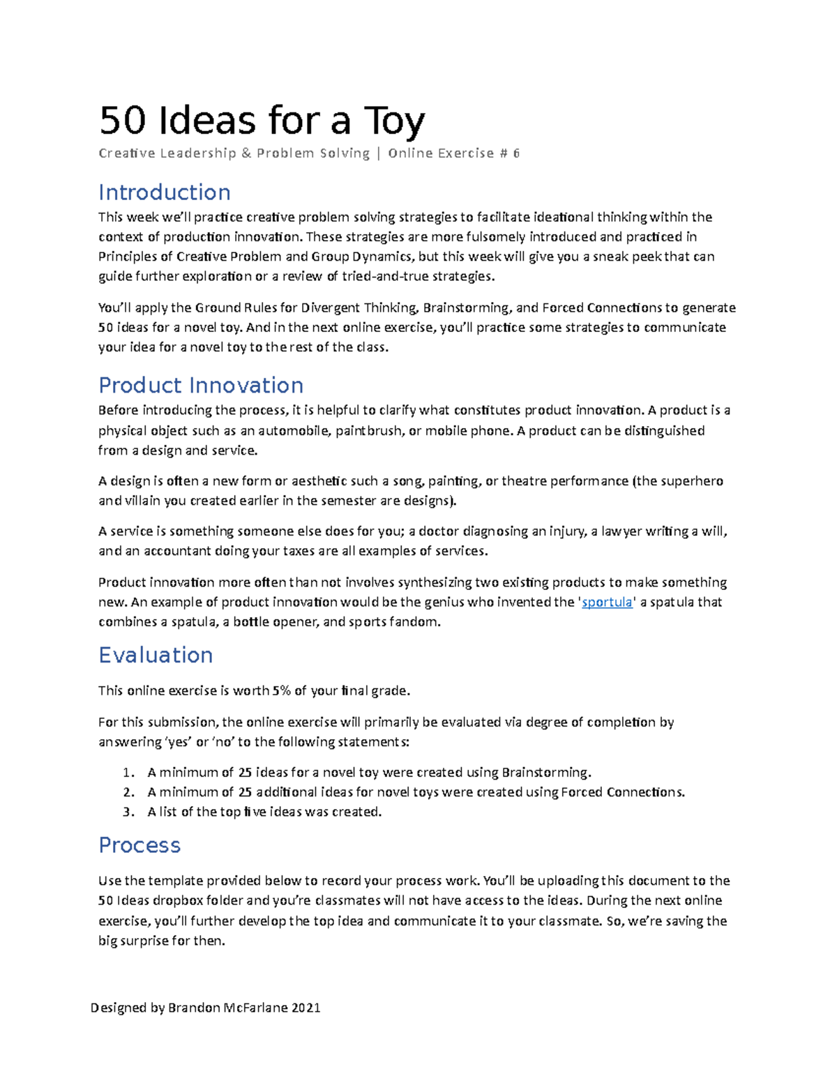 50 Ideas for a Toy fwbjl - 50 Ideas for a Toy Creative Leadership ...