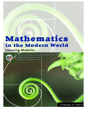 Math-activities - mathematics module - MATHEMATICS 10 Name: Grade ...