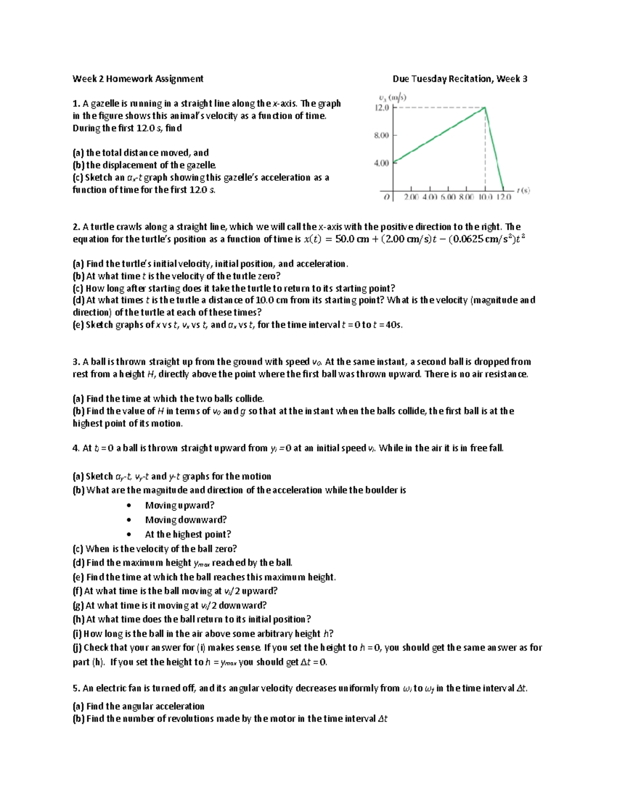 Week 2 Homework Assignment Studocu