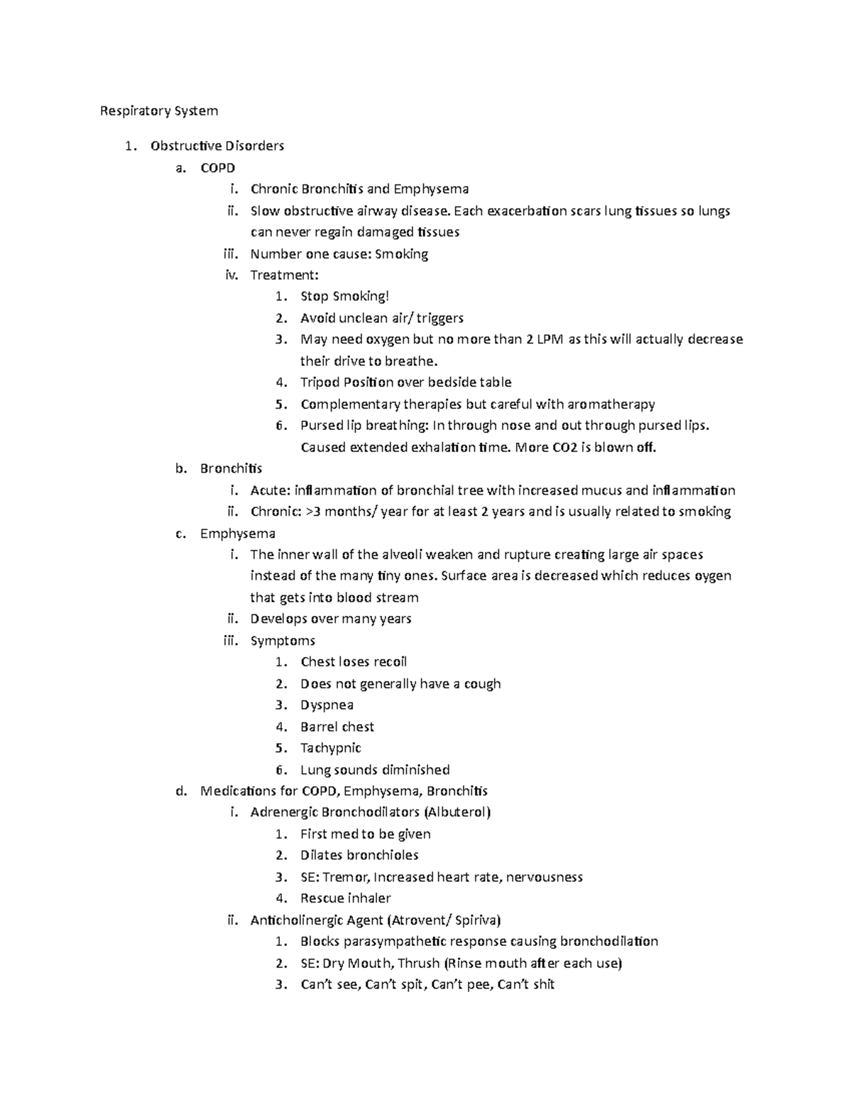 1Respiratory Review - Respiratory System - Respiratory System ...