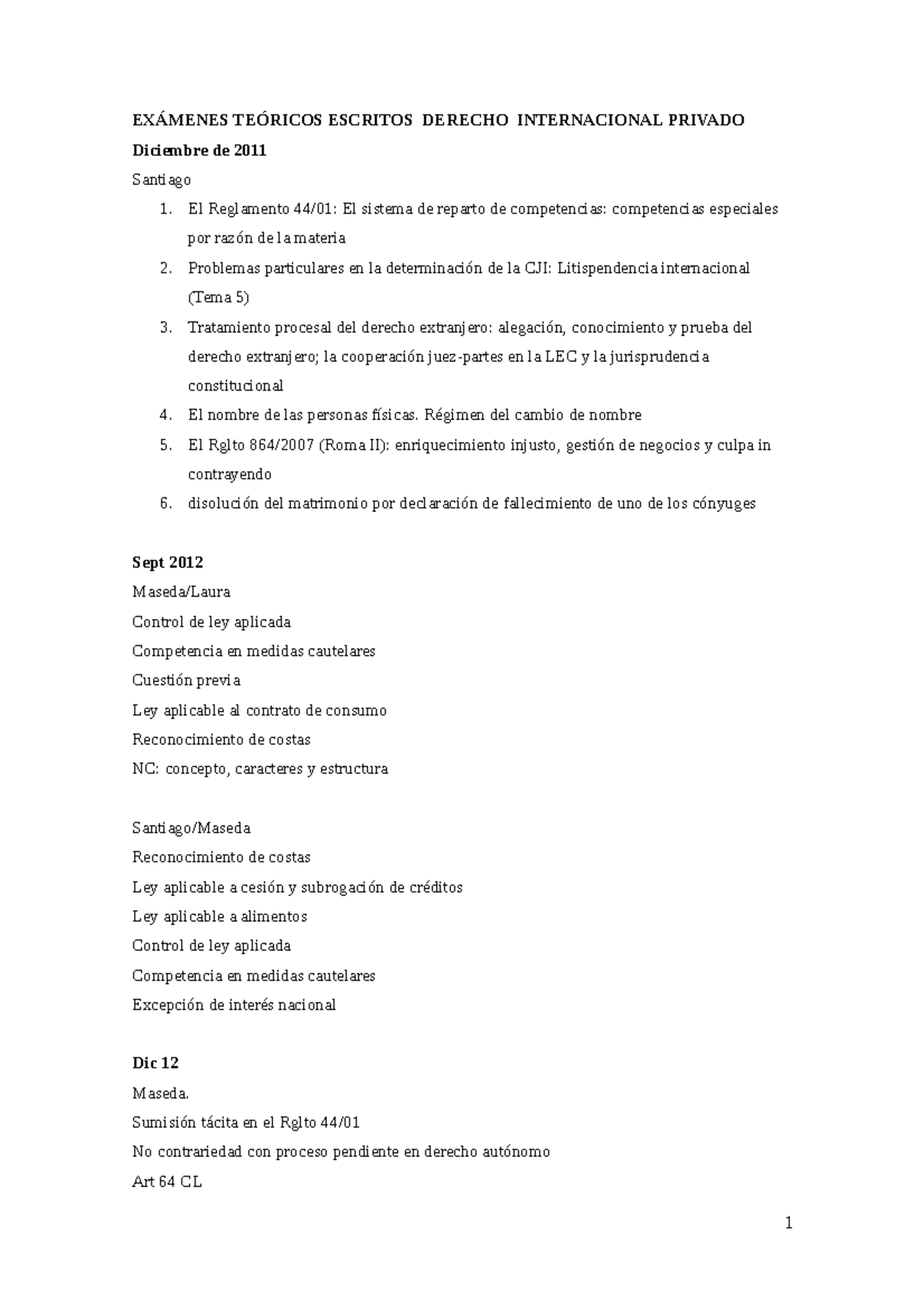 Ex Privado Escritos - Preguntas Que Pueden Caer En El Examen - EXÁMENES ...