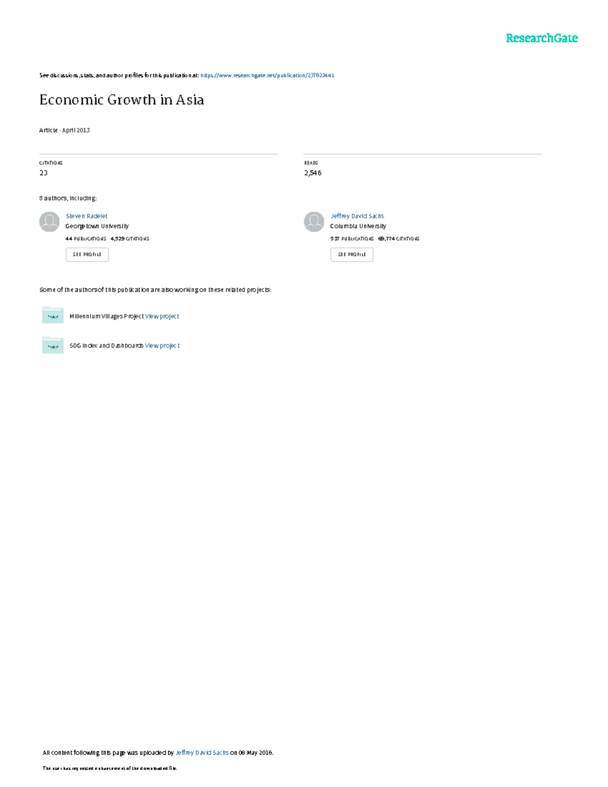 Economic Growth in Asia - See discussions, stats, and author profiles ...