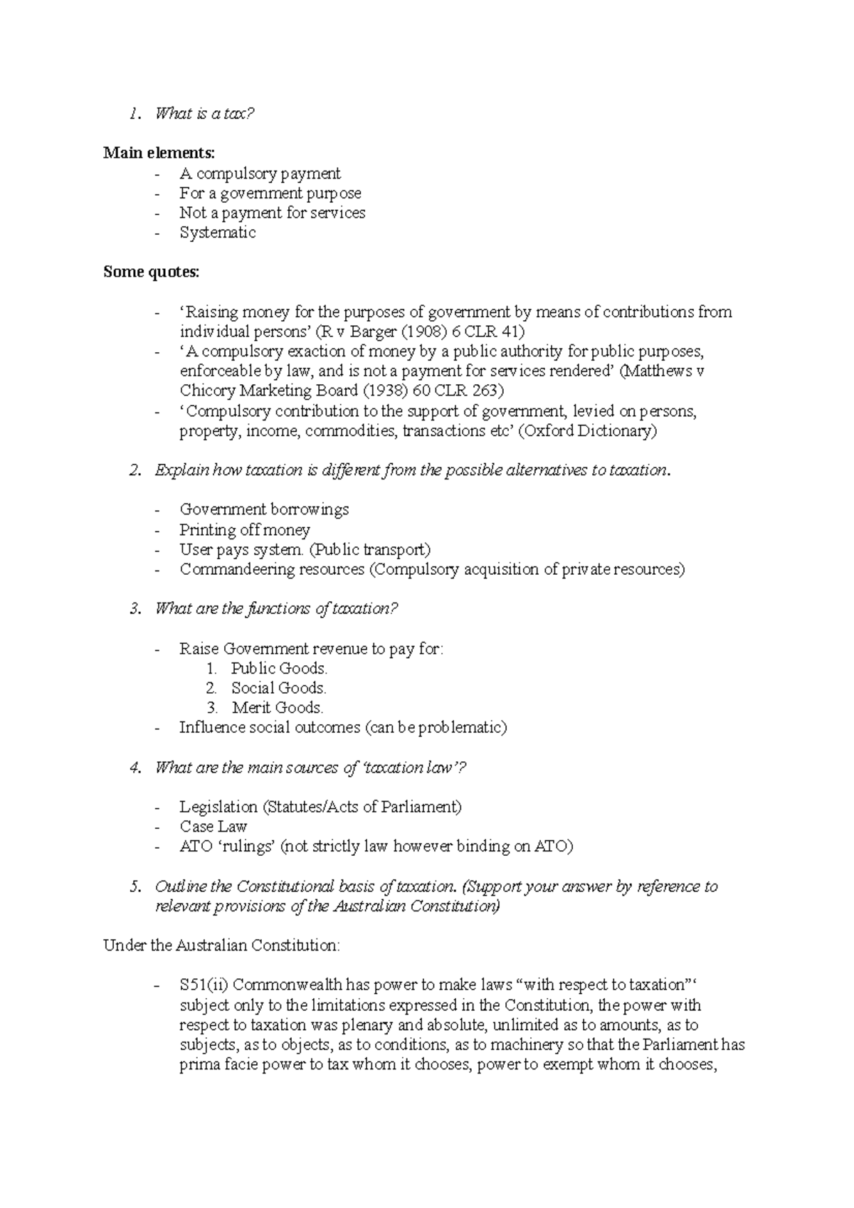 tax-law-week-1-lecture-notes-1-what-is-a-tax-main-elements-a