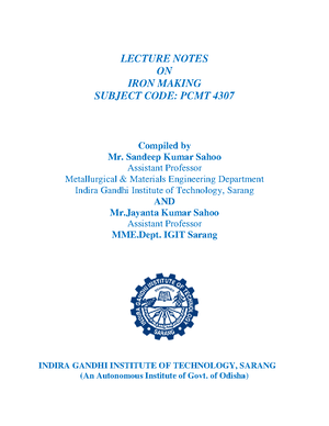 Lecture 1423183006 - Additional notes - Metallurgical Thermodynamics ...
