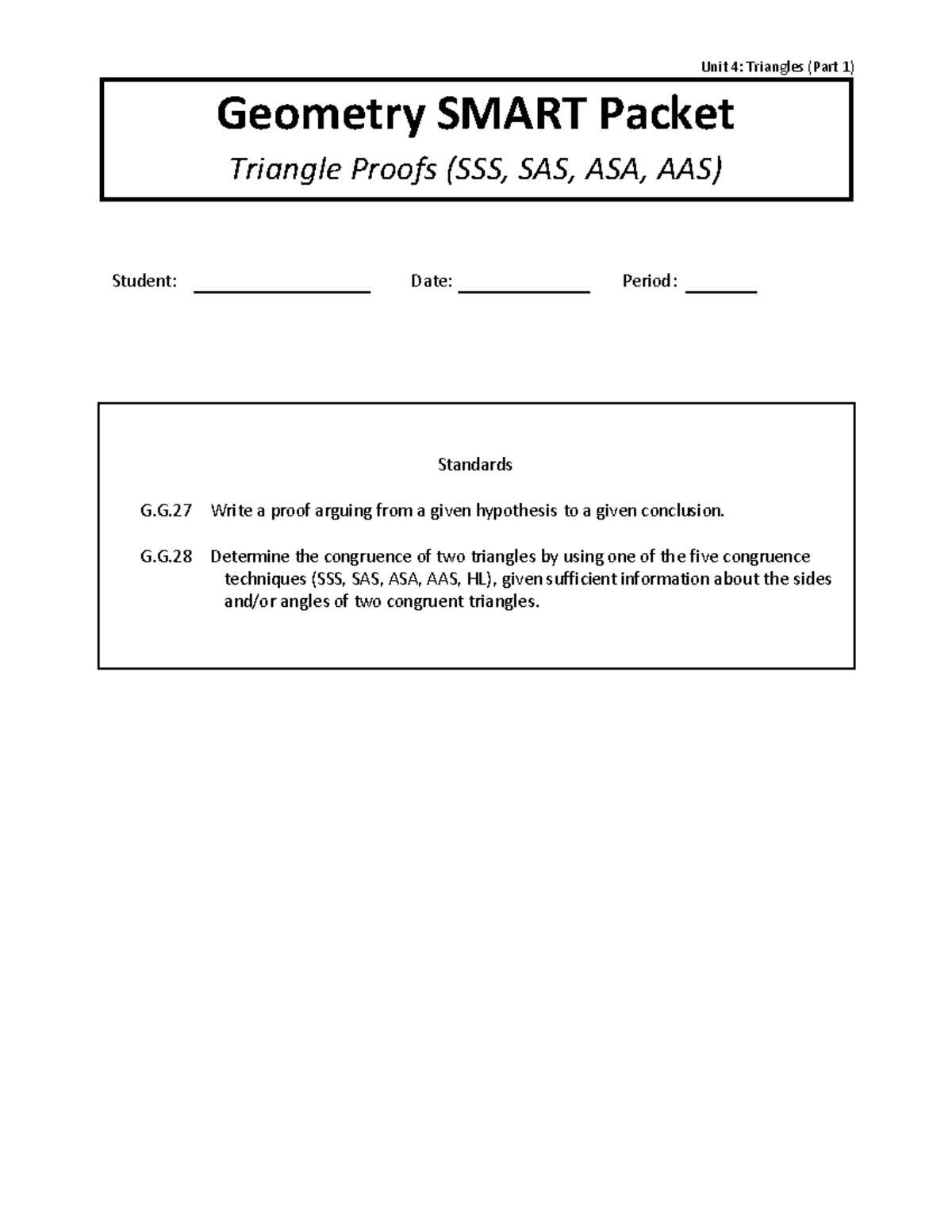 Triangle%20Proofs%20Review%201 14 132 - Unit 4: Triangles (Part 1 ...