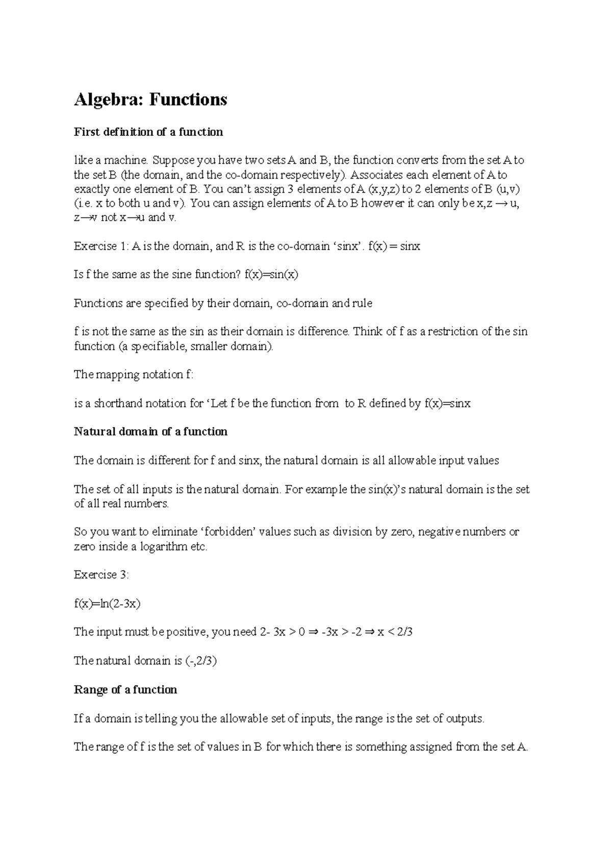 MATH1131 W1 LEC3 - 2022 T3 Lecture notes - MATH1131 - UNSW Sydney - StuDocu