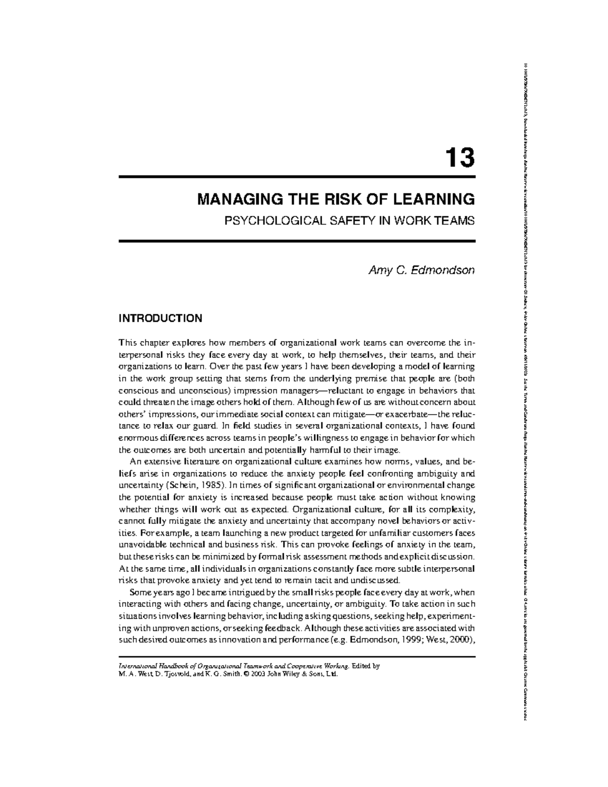 W11 International Handbook of Organizational Teamwork and Cooperative ...