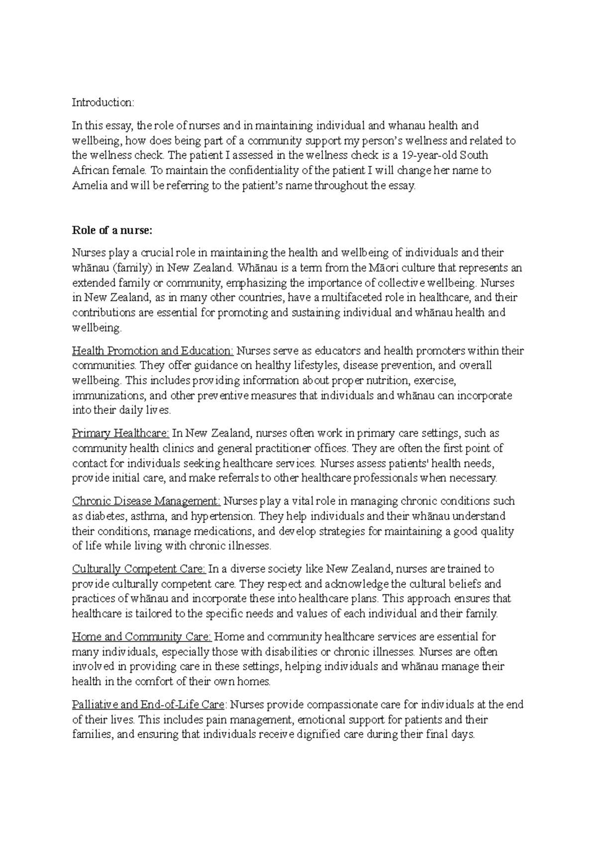 Havili, Lavinia ID22165124, NURS503 Assignment 2 - Introduction: In ...