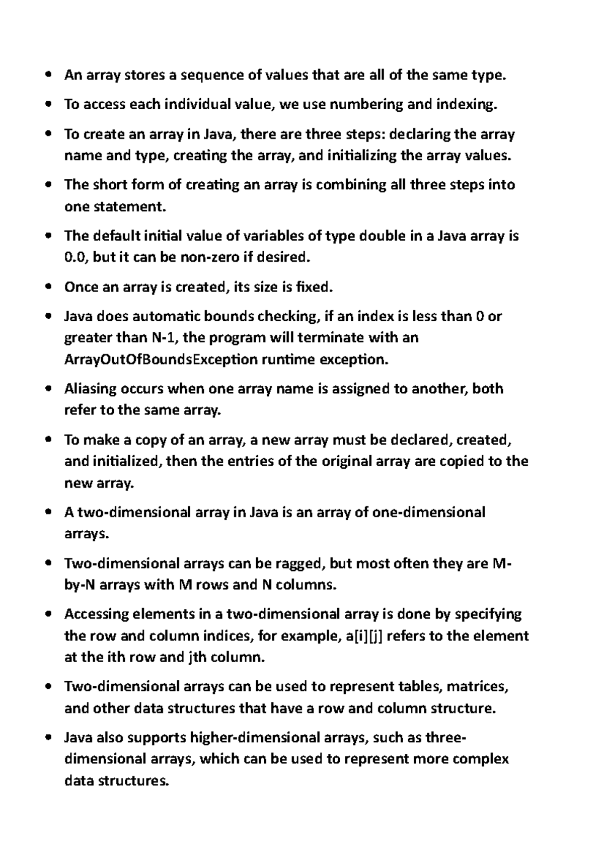 3 Arrays in Java Techniques and Best Practices - An array stores a ...