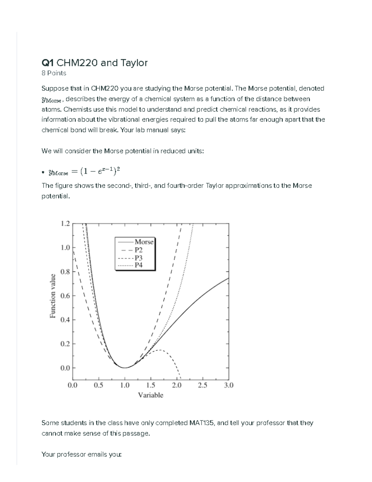 Quiz+11+-+Written - Question - Q1 CHM220 and Taylor 8 Points Suppose ...
