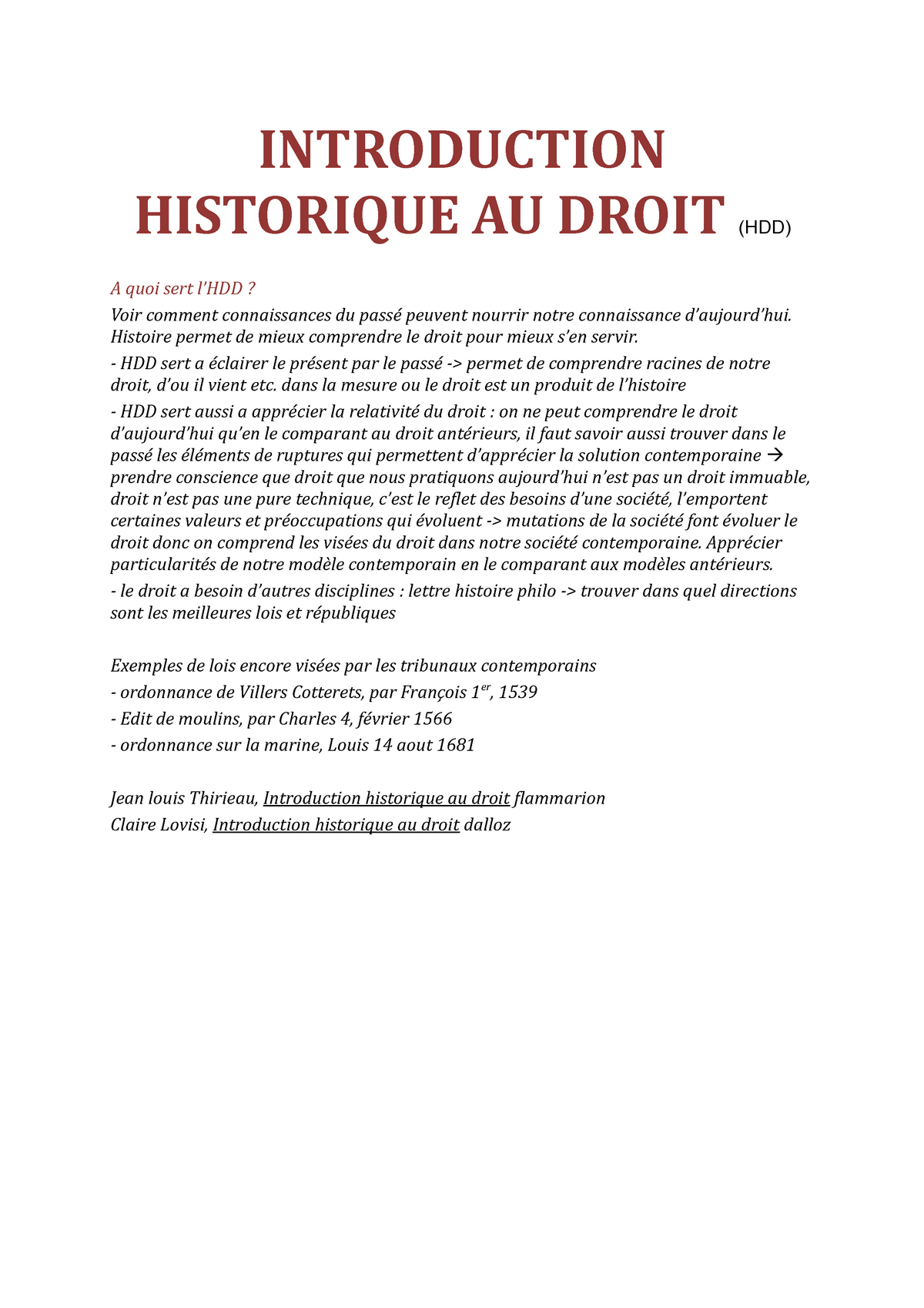 dissertation historique introduction