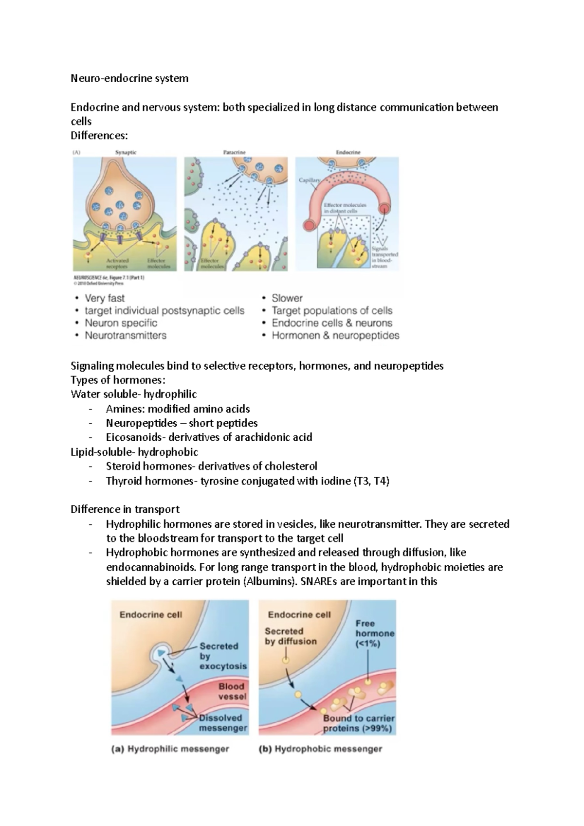 9.neuroendocrine system - Neuro-endocrine system Endocrine and nervous ...