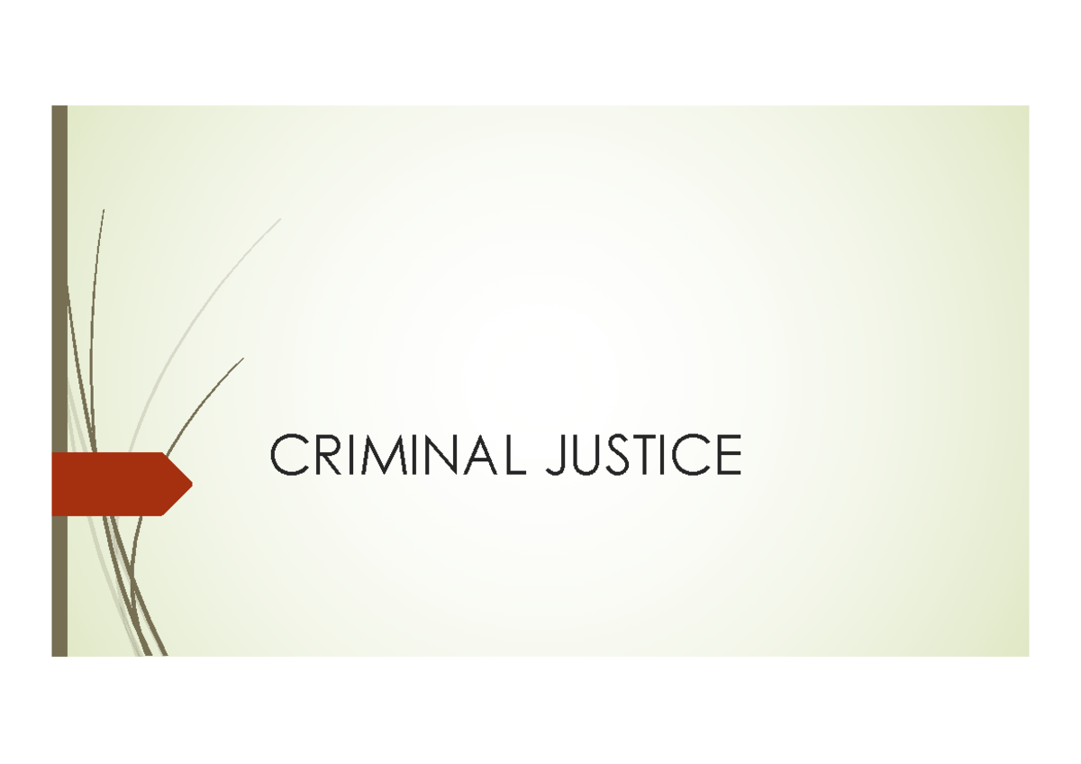 Criminal Justice 2022 - Facultad De Derecho - CRIMINAL JUSTICE B ...